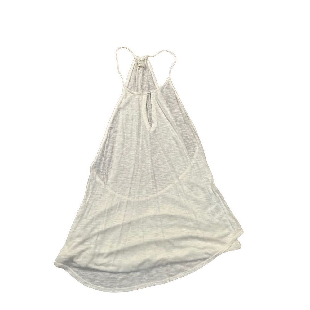 Silence + Noise off white sleeveless oversized fit shirt sz small